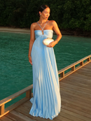 Vestido Longo Plissado Modern Loren